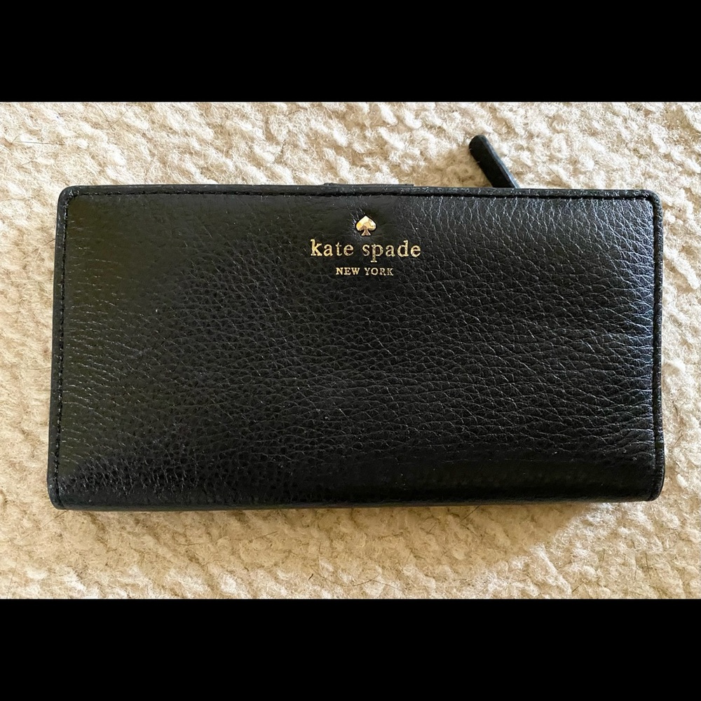 Authentic Kate Spade black wallet